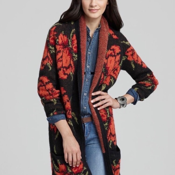 Free People Sweaters - Free People Flower Power Cardigan Small
